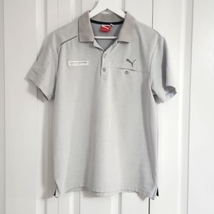 Men's Large Gray Puma Polo